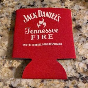 Jack Daniels Fire set of 2  koozies